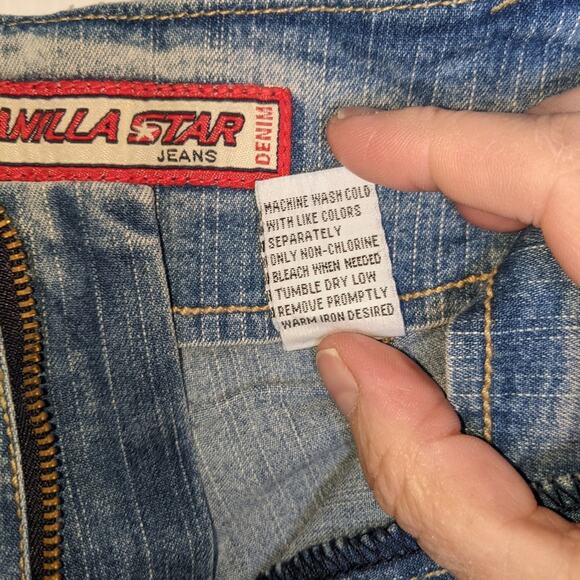 NWT Vanilla Star Vintage 90's Mid Rise Bootcut Jeans No Waistband Women's - Picture 7 of 11